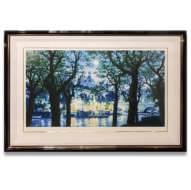 笹倉鉄平「ブーゲンビリアの小路」買取実績｜美術品・絵画買取センター